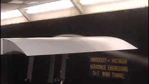 University of Michigan Wind Tunnel Test 2003: Rear with Flow Visualization
