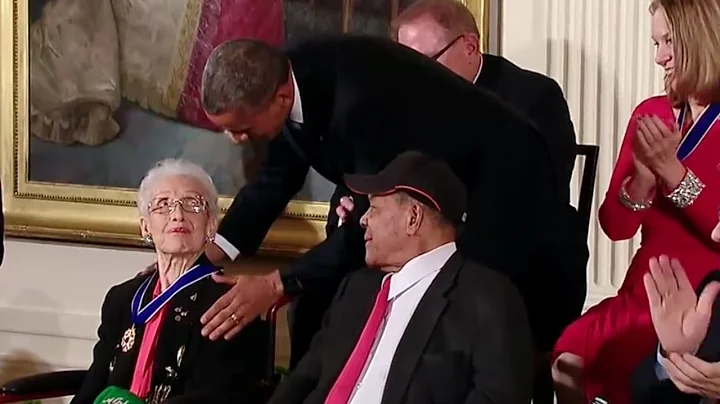 "Hidden Figures" Katherine Johnson Awarded Preside...
