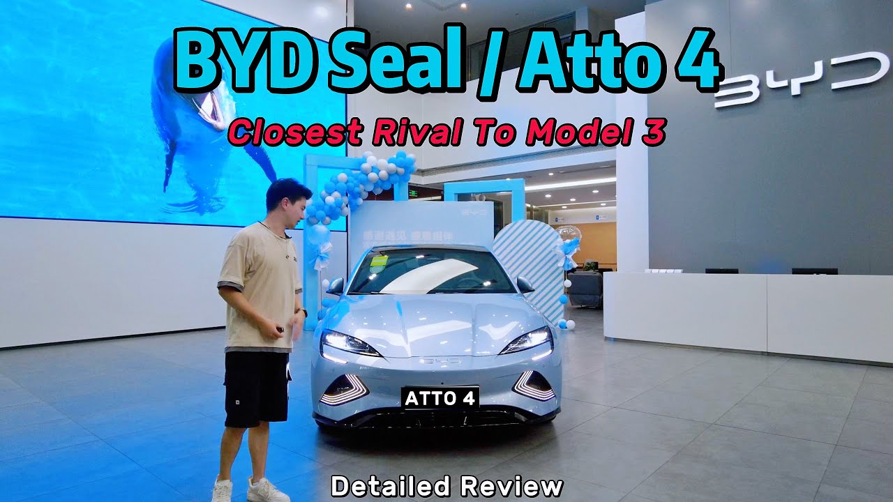 BYD Seal (Atto 4) - Closest Rival To The Tesla Model 3 Ever | Detailed Review Of BYD Atto 4