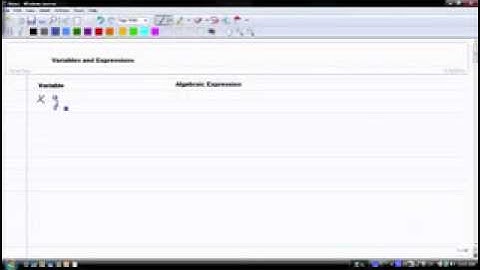 Algebra 1 Lesson 1 Variables and Expressions
