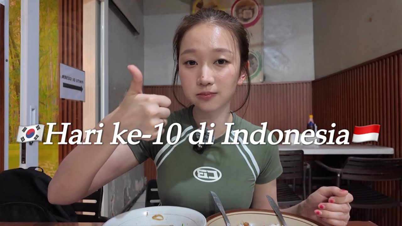Orang Korea Coba Makanan Indonesia di Depok  || Ini NO.1 SAYA !!