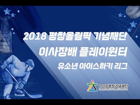 2018 평창올림픽 기념재단 이사장배 플레이윈터 유소년 아이스하키 리그 U12  아산터틀스 vs 춘천타이거스