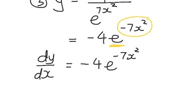 Level 3 Calculus - differentiation - exponential functions