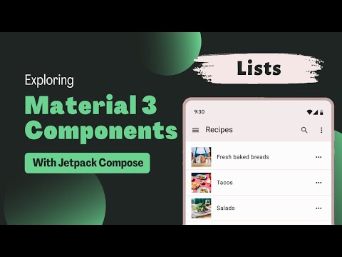 Mastering Lists in Jetpack Compose with Material Design 3 | Android Development | Kotlin | English