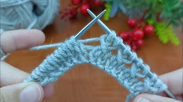 Discover the Amazing Beauty of a simple very easy Knitting Pattern #knitting