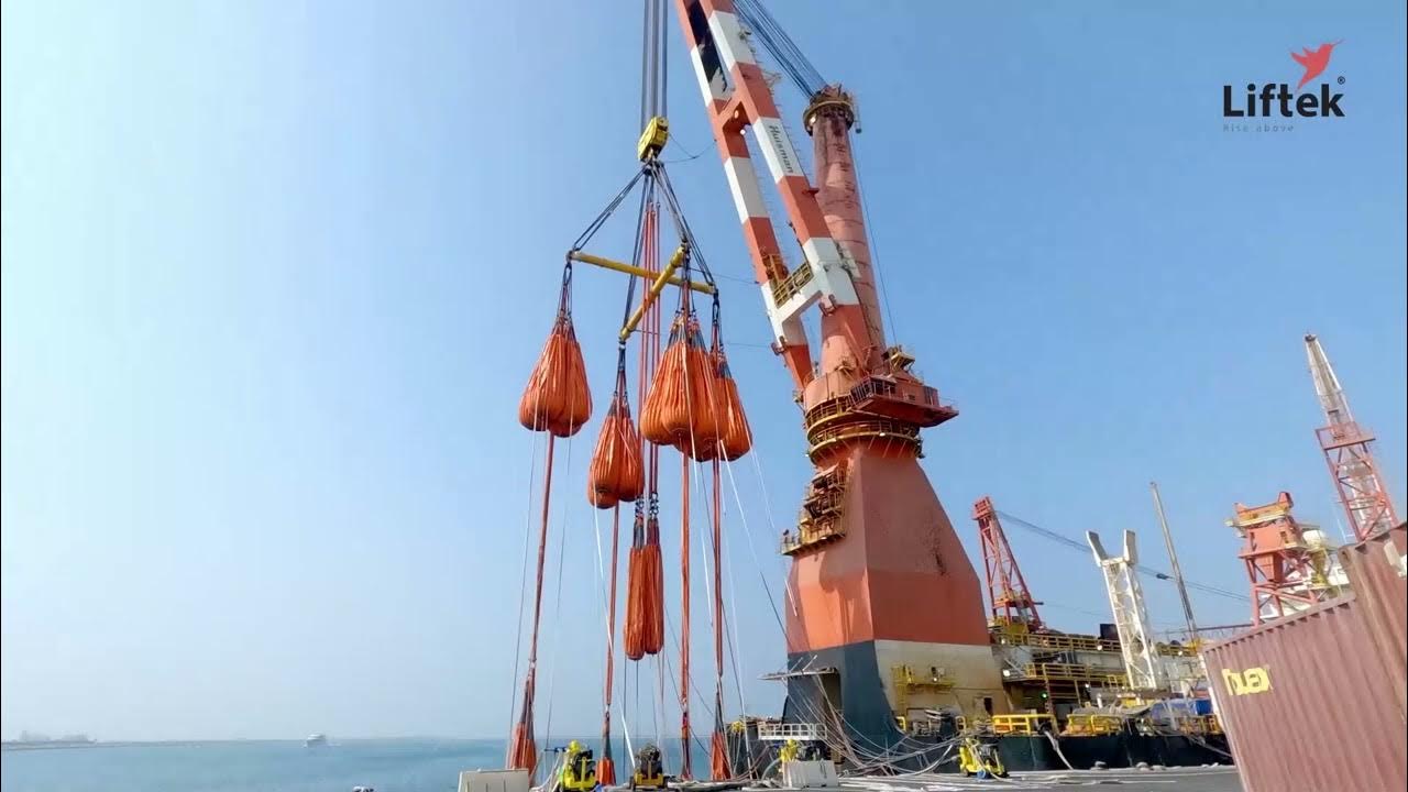 Testing the Load Modulift Spreader Beams Perform Huge 2420MT Load Test YouTube