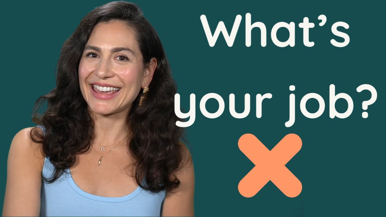 Speaking about Jobs in English for Advanced English Conversation YouTube