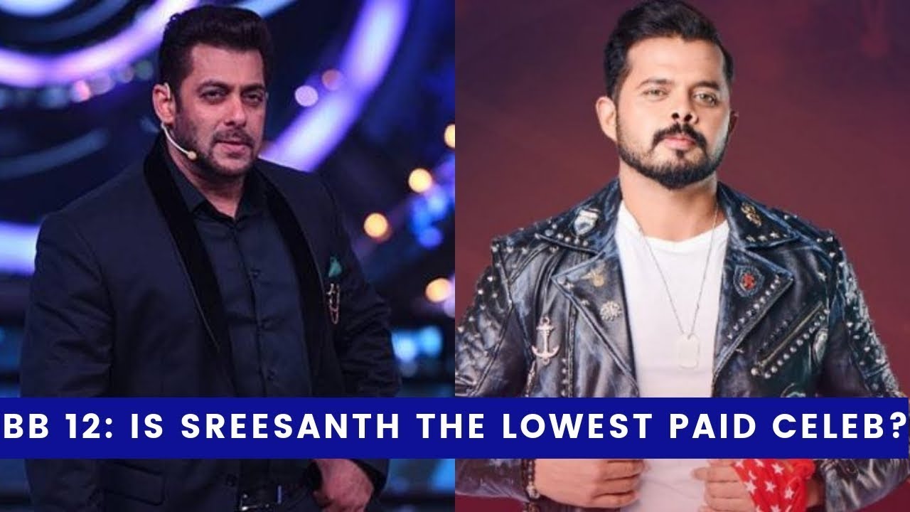 Bigg Boss 12 : Is Sreesanth the LOWEST paid contestant on Salman Khan's show?