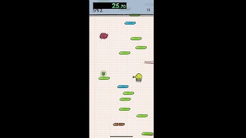 Doodle Jump 10.000 Points No Object Speedrun 44:84 seconds