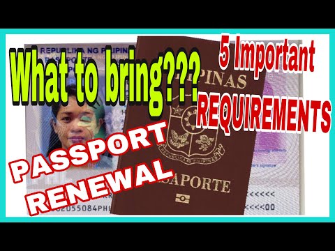 Video: Paano I-renew Ang Pasaporte Ng Transaksyon
