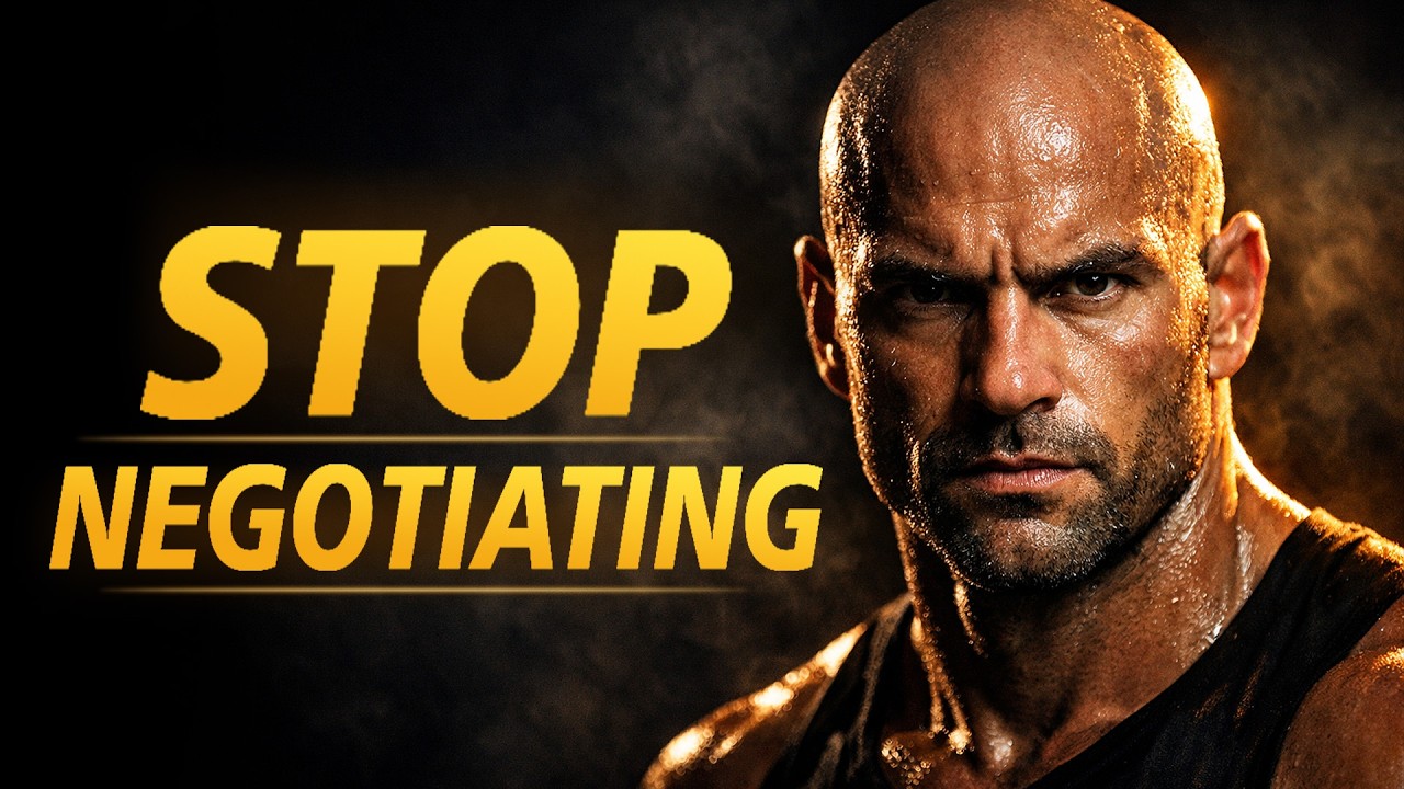 Stop Negotiating With Yourself (This Is Why You Stay Weak)