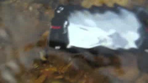 Casio Commando watch video underwater