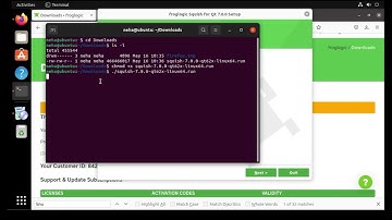Squish for Qt installation on Linux