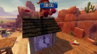 Toy Story 3 - Getting the Prize Capsule at Town Halls roof