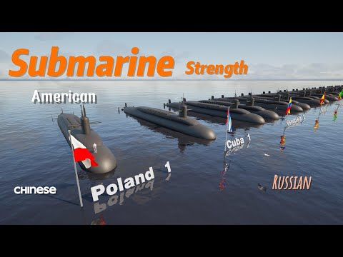 Comparison of the number of nuclear submarines by country