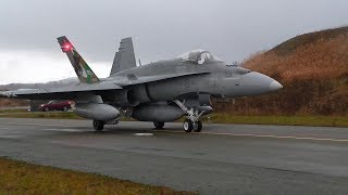 Royal Canadian Air Force Cf-188 Hornets In Bodo, Norway