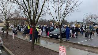 Protesters gather at Sac PD HQ in response to DA's decision in Stephon Clark case