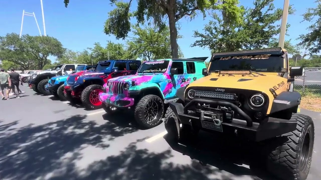 Old town kissimmee jeep show April 14 2024