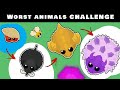 ULTIMATE WORST ANIMALS ONLY CHALLENGE in MOPE.IO