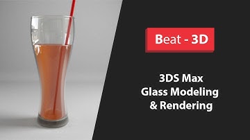 3DS Max - Juice Glass Modeling & V-Ray Realistic Rendering Tutorial