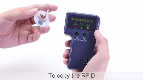 Handheld Duplicator ID Card Writer 125khz RFID NFC Access Control Card Reader Writer Copier