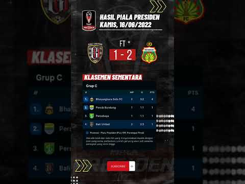 Bali United vs Bhayangkara FC (1-2) - Kamis, 16/06/2022