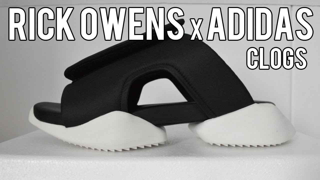 Rick Owens Adidas: Clog / Sandals -