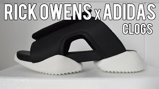 rick owens clog sandals