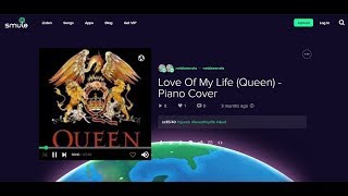 Smule-Queen-Love of my life (sing with piano cover) by indonesian screenshot 3