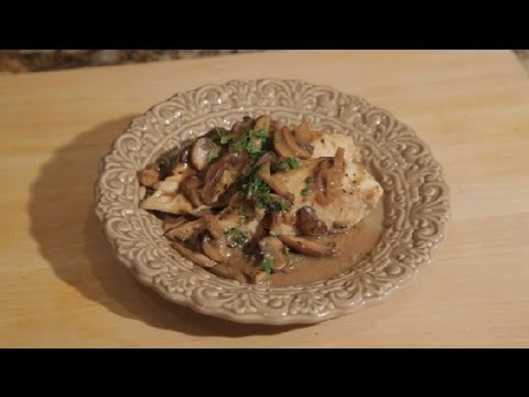 Chicken With Wild Mushroom & Balsamic Cream Sauce : Chicken Recipes