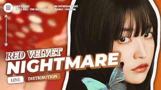 Red Velvet — Nightmare // Line Distribution [READ PINNED]