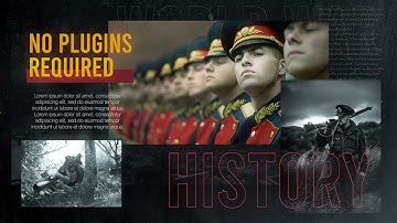 Historical Documentary Slideshow | World War | Stop War ( after effects template ) ★ AE Templates
