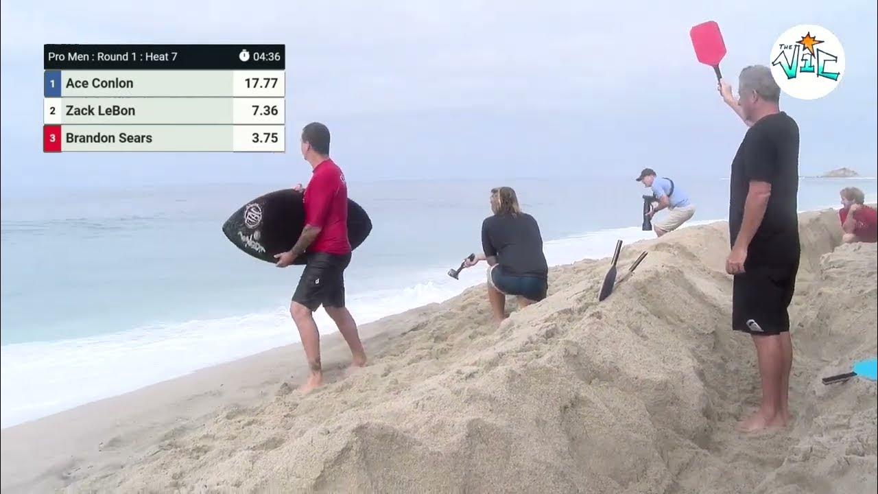 Skimboarding Competition 2022 The Vic Pro Round 1 Heat 7 Ace Conlon Vs