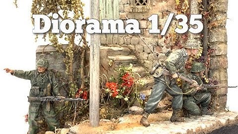 How to make a diorama / vignette in 1/35. Using minifigures from Corsar Rex. WWW.DIOWORK.SE