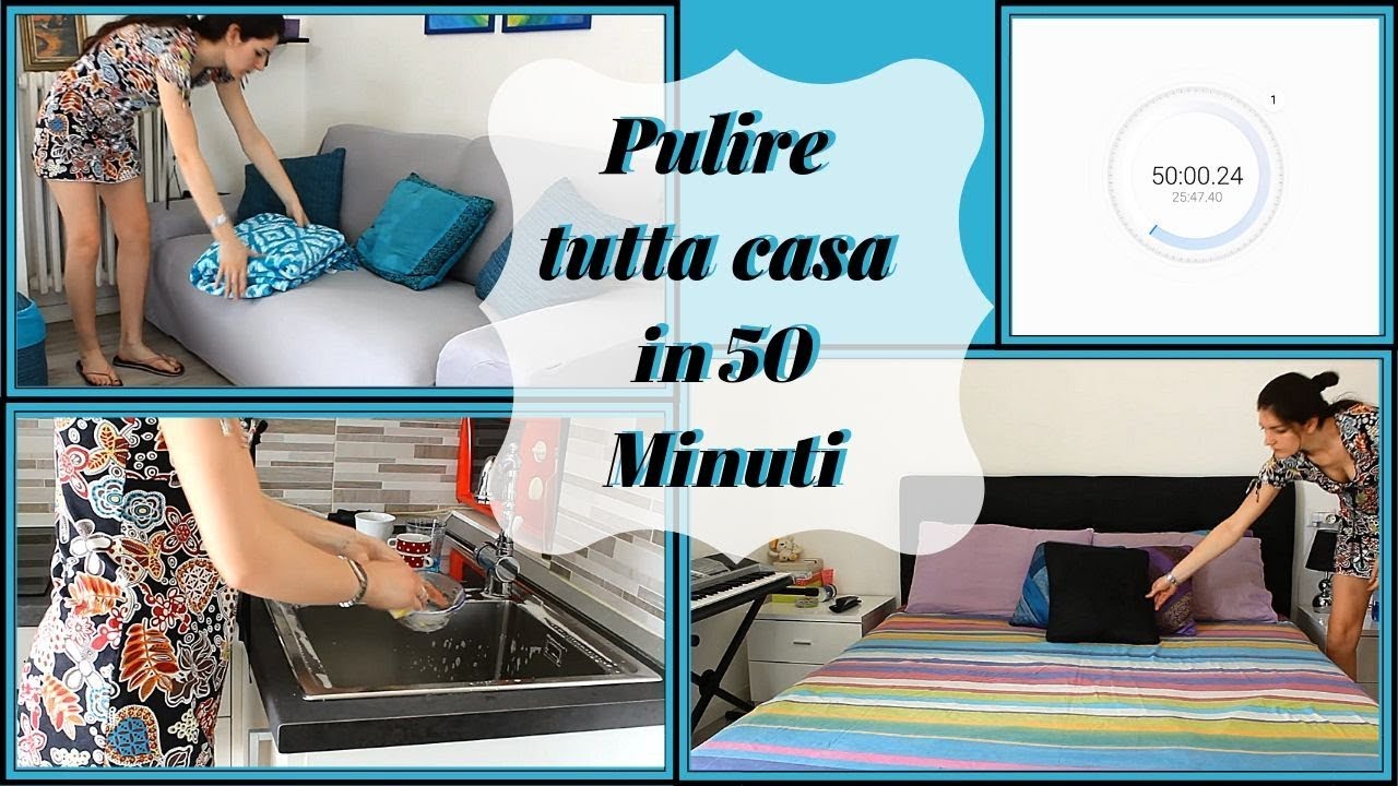 Come Pulire Tutta Casa In 50 Minuti Giulia Pollon Youtube