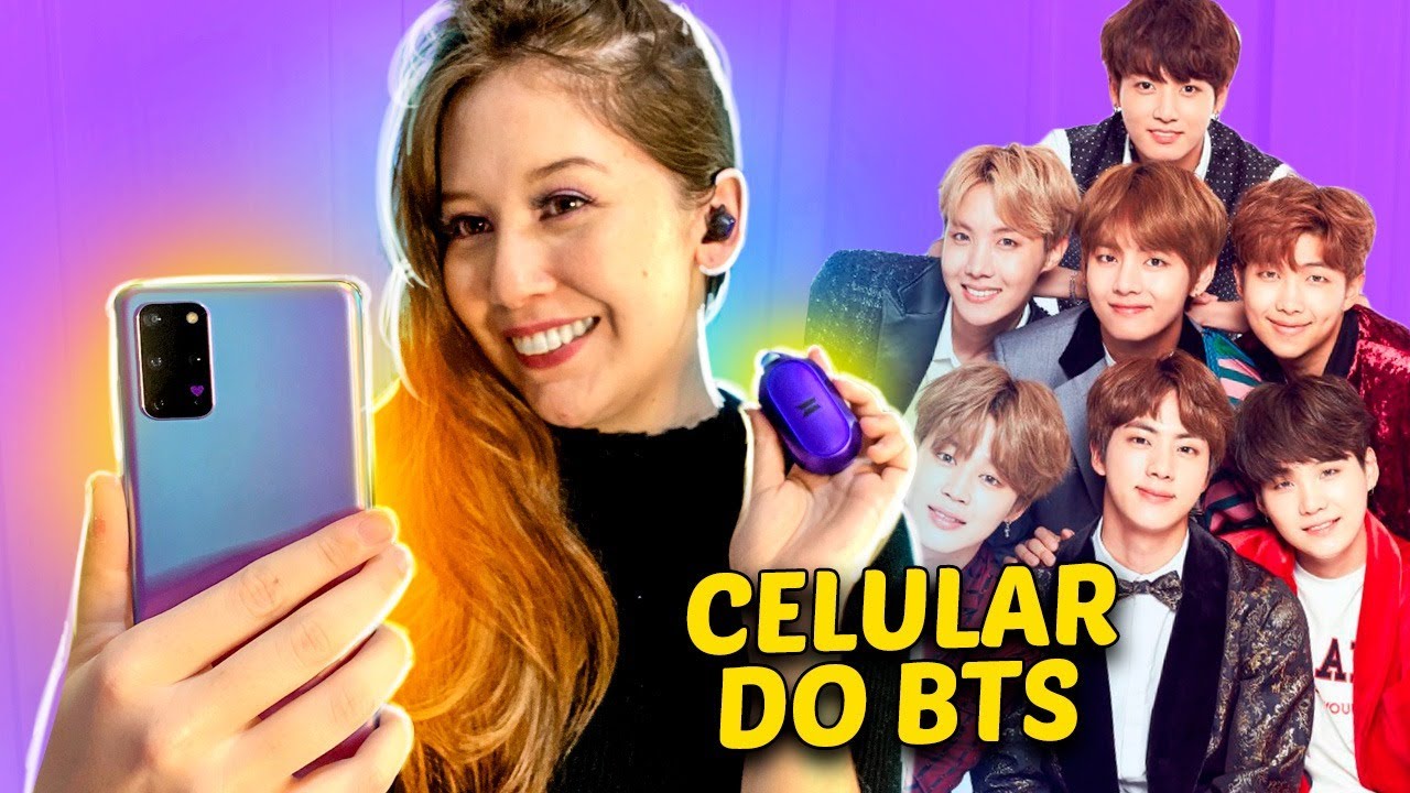 UNBOXING DO NOVO CELULAR DO BTS  Samsung  S20  BTS  Edition 