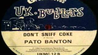 Vignette de la vidéo "Pato Banton - don't sniff coke (GREENSLEEVES - UK BUBBLERS - 1986) 12inch"