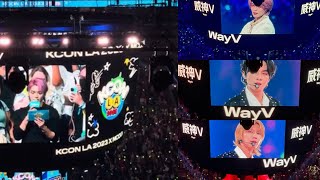 KCON LA 2023 - NCT TAEYONG INTRODUCES WAYV ‘LOVE TALK’ STAGE *they twerked 🫢*