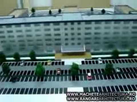 Large Office Building Scale Model