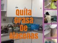 COMO QUITAR LA GRASA DE LOS GABINETES DE MI COCINA/ MOTIVACIÓN PARA LIMPIAR / LIMPIA CONMIGO