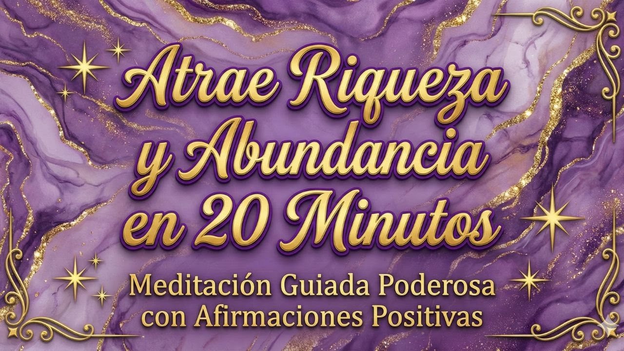 🌟 Atrae Riqueza y Abundancia en 20 Minutos 🌟 | Meditación Guiada ...