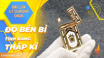 [GIÁ RẺ PHẢI MUA NGAY] Dupont D82A Họa Tiết Hình Bông Sen Men Trắng Viền Vàng Đẳng Cấp Cho Phái Mạnh