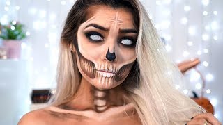 BRONZE SKULL HALLOWEEN MAKEUP TUTORIAL ad