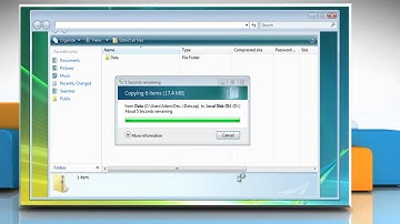 How to unzip the files on Windows® Vista-based PC