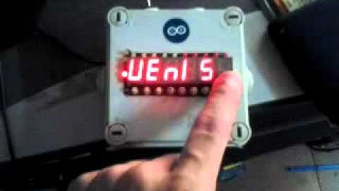 Reloj alarma arduino