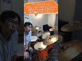 サンボマスターのできっこないをやらなくちゃの2番のサビの前半部分の簡単Ver.を曲に合わせて叩いてみたよ(-⊡&omega;⊡)/ #カツヒコ #ドラム #横山勝彦 #ぼっちドラマー #叩いてみた