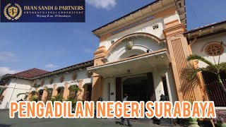 Suasana pengadilan negeri surabaya