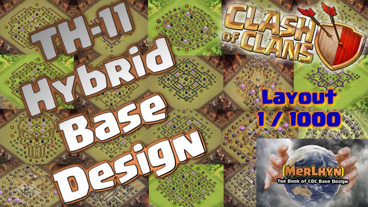 BEST NEW TH11 WAR BASE 2019 | TH11 Hybrid Base Design | Best for CWL | LAYOUT 1/1000