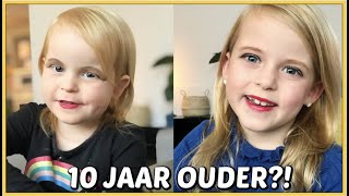 10 JAAR OUDER MAKE-OVER VOOR DE ZUSJES 😱 | Bellinga Vlog #2269 screenshot 4