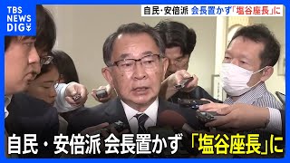 「新たな重責を担った」安倍派“お家騒動”　今後の体制は塩谷会長代理が座長に就任へ｜TBS NEWS DIG